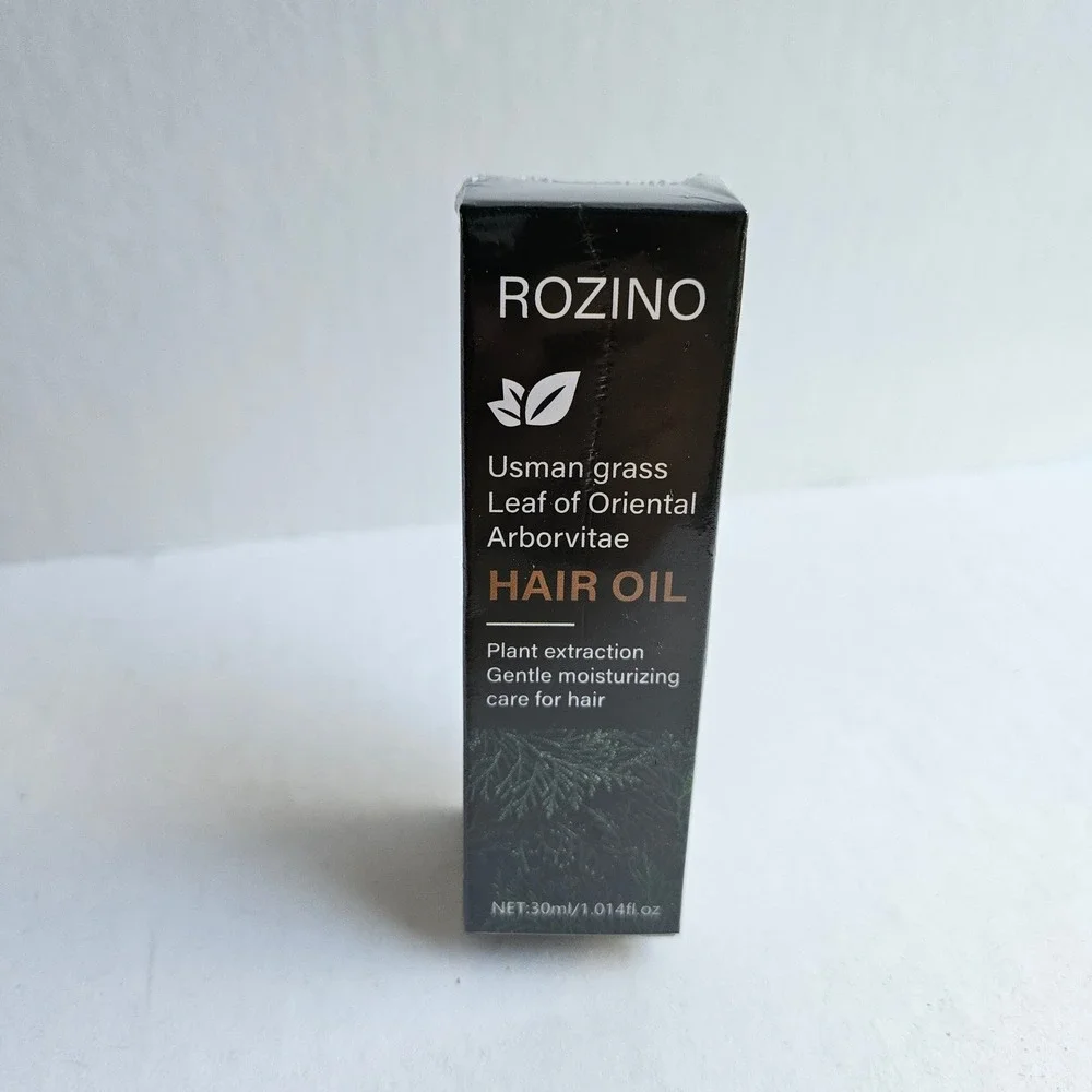Rozino Usman Grass Leaf of Oriental Arborvitae Hair Oil 30ml Moisturizing Care